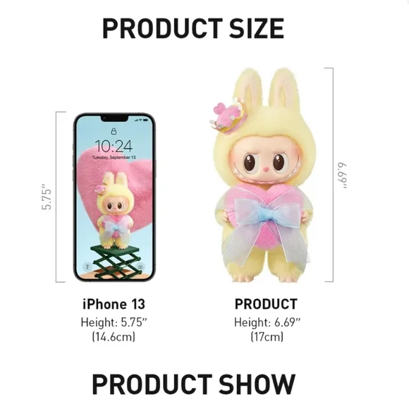 POP MART THE MONSTERS LET'S CHECKMATE QUEEN HANGING CARD VINYL PLUSH - Picture 12 of 12